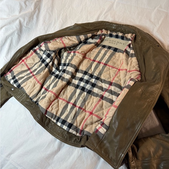Burberry Brit Leather Motorcycle Jacket - Picture 3 of 13